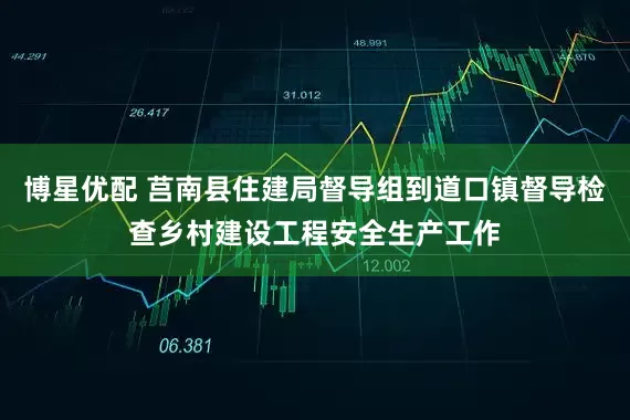 博星优配 莒南县住建局督导组到道口镇督导检查乡村建设工程安全生产工作